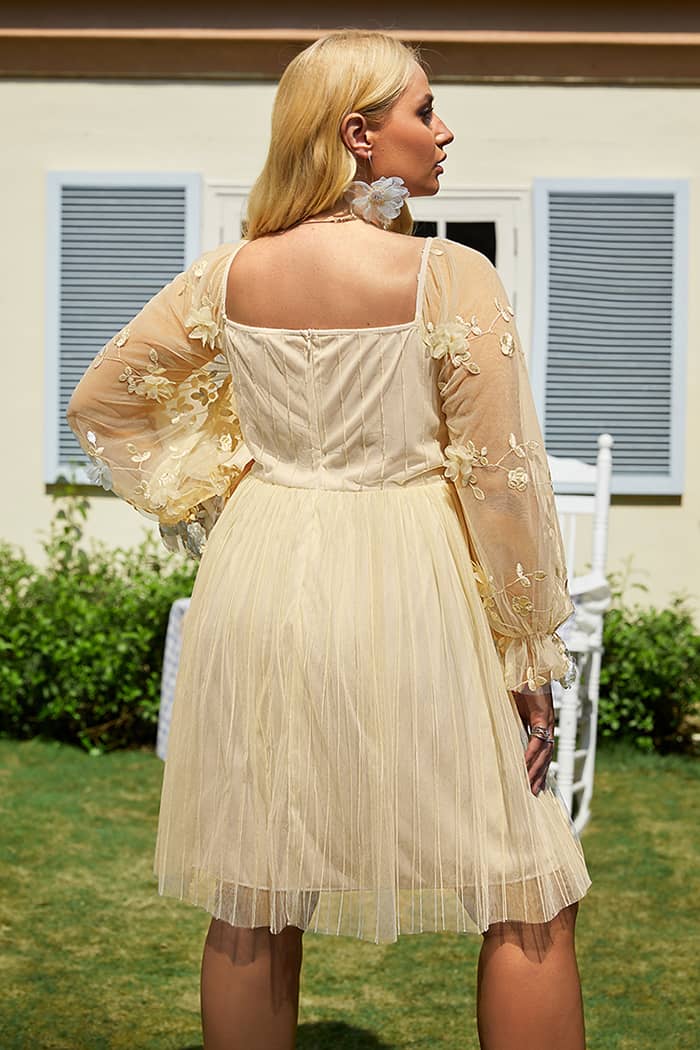 robe champetre courte grande taille 6